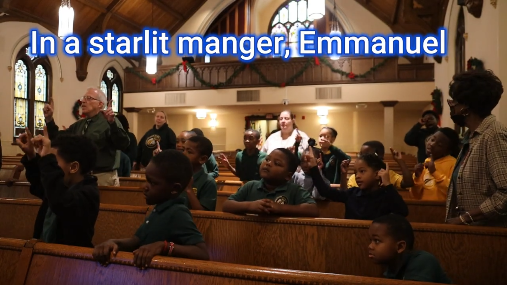 Salem kids singing worship to God